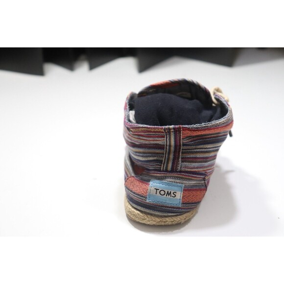 Toms Booties Canvas Hightops Womens Chukka Espadrille Multicolor Size 7.5 - Picture 12 of 16